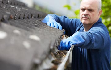 cleaning and inspecting Woodcote Green roofs